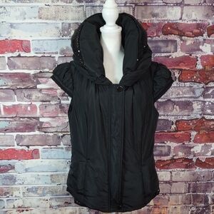 Simon Chang Puffer Vest w/ Sequin Embellishments